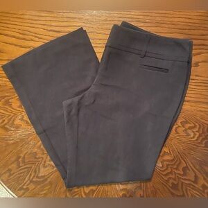 Apt. 9 Women's Charcoal Gray Curvy Fit Trousers Size 16